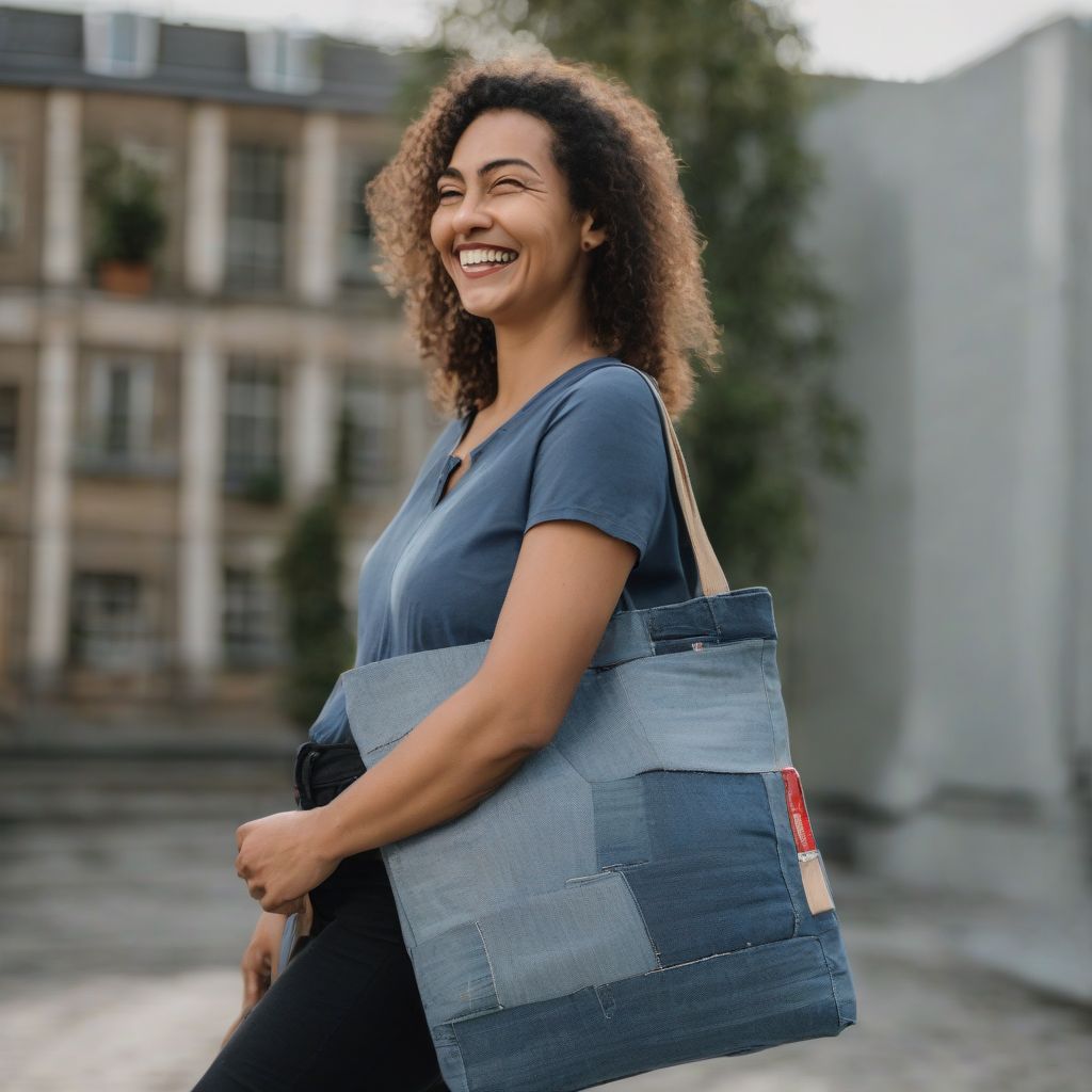 Upcycled Denim Tote Bag